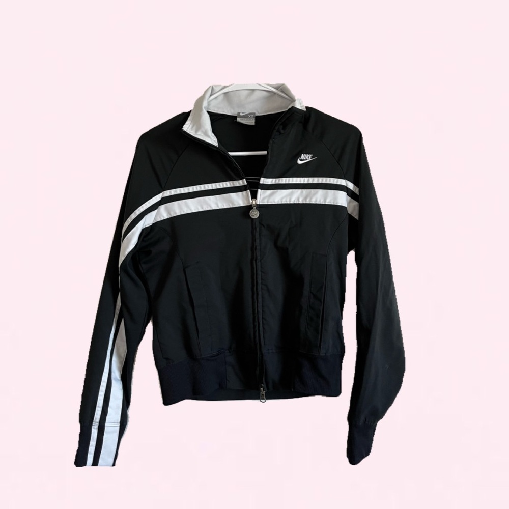 Vintage grey tag Nike double zip sports jacket